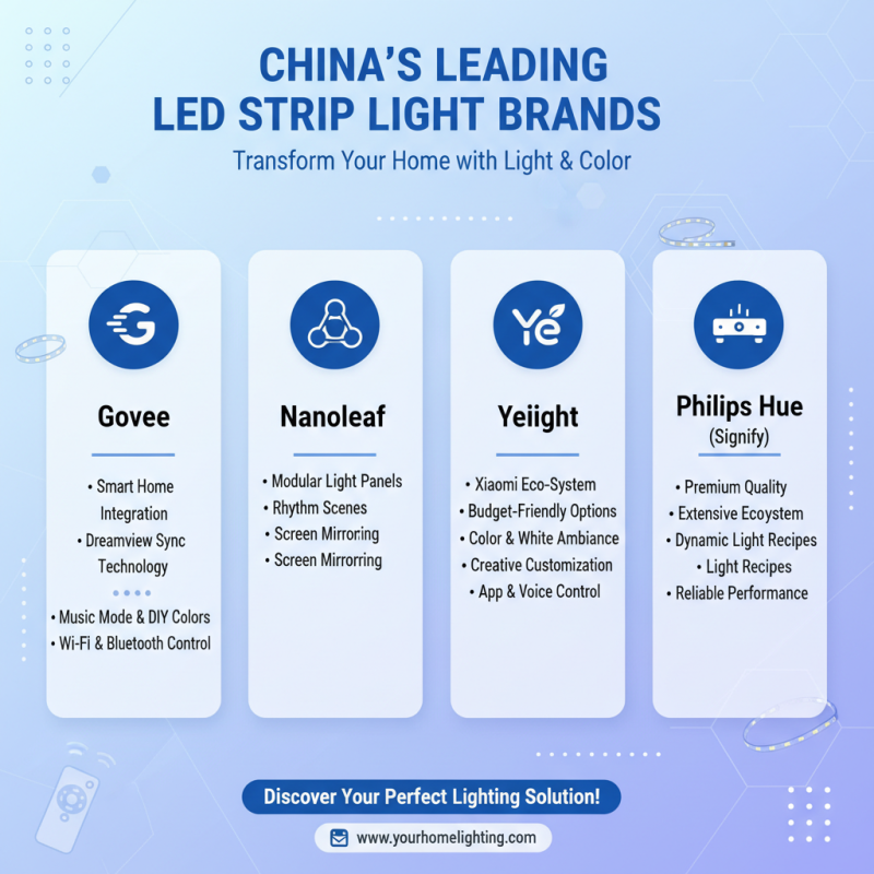 China Best Led Light Strips for Home Decoration and Ambiance Enhancement?