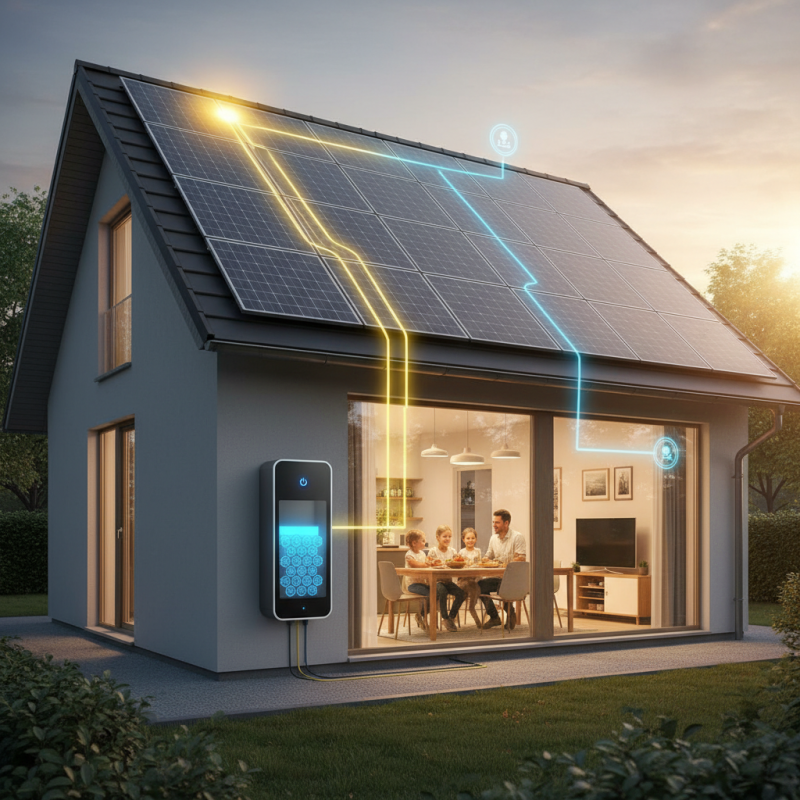 How do solar batteries efficiently store energy for homes?