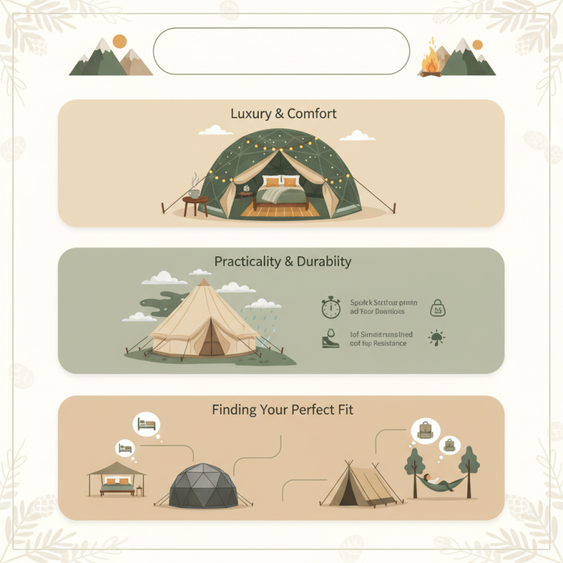 Best Glamping Tent Options for Your Next Outdoor Adventure?