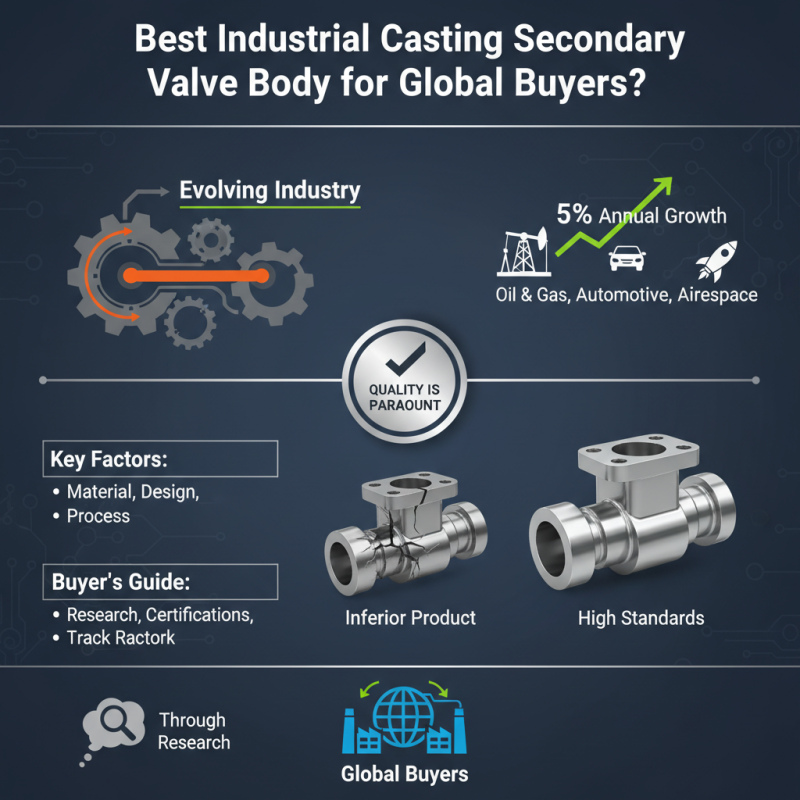 Best Industrial Casting Secondary Valve Body for Global Buyers?