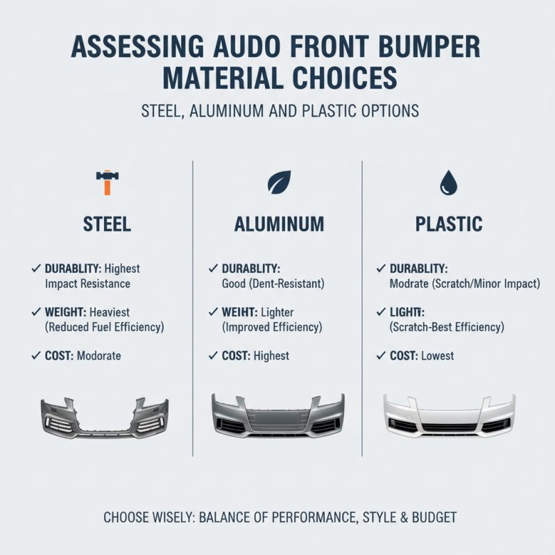 How to Choose the Best Front Bumper for Your Audi?