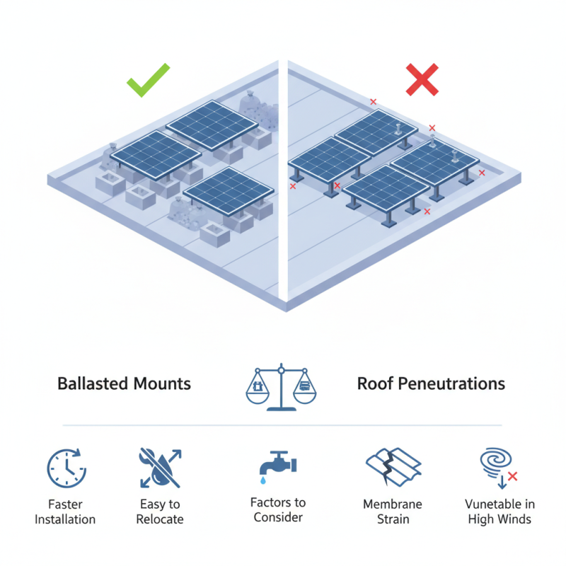 2026 How to Choose Ballasted Mounts Over Roof Penetrations?