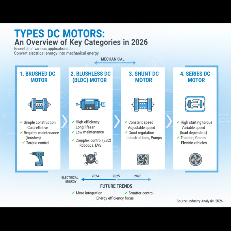 2026 Top DC Motor 3 Types You Need to Know?