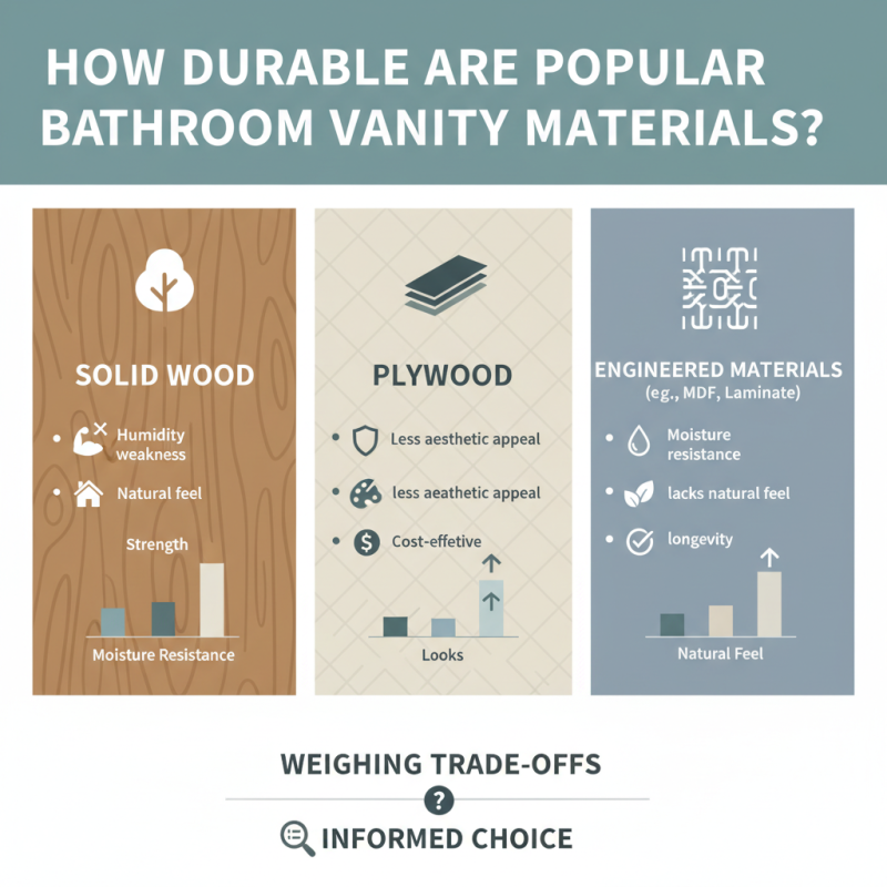 How Durable Are Popular Bathroom Vanity Materials for Buyers?