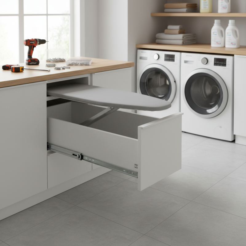 2026 How to Install a Pull Out Ironing Board Drawer?