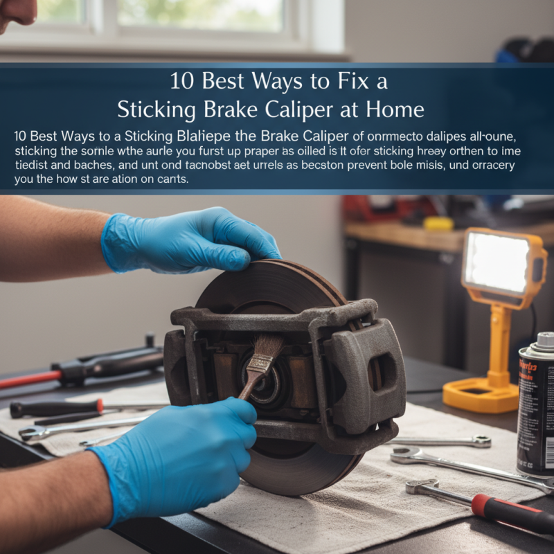 10 Best Ways to Fix a Sticking Brake Caliper at Home?