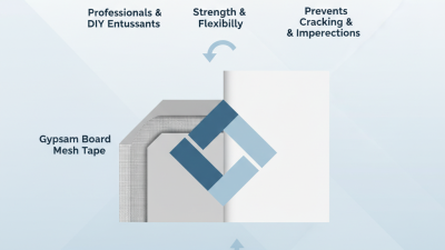 Best Gypsum Board Mesh Tape for Seamless Finishing Solutions?
