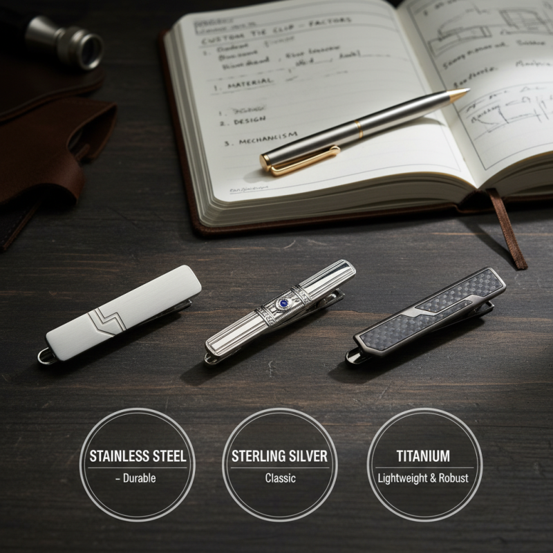 How to Choose the Best Custom Tie Clip for Your Needs?