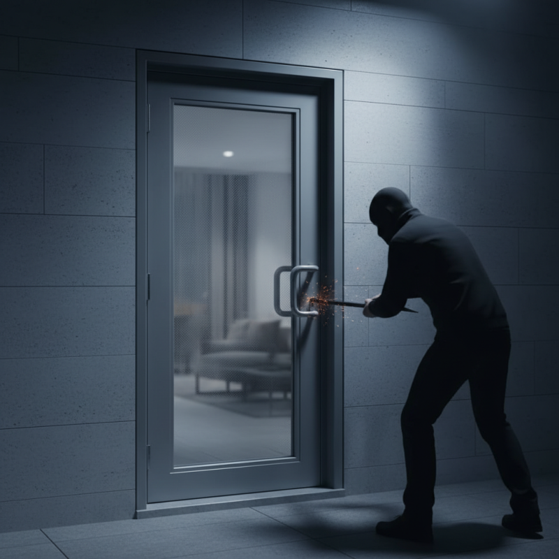 Why Are Glass Security Doors Safe Against Forced Entry?