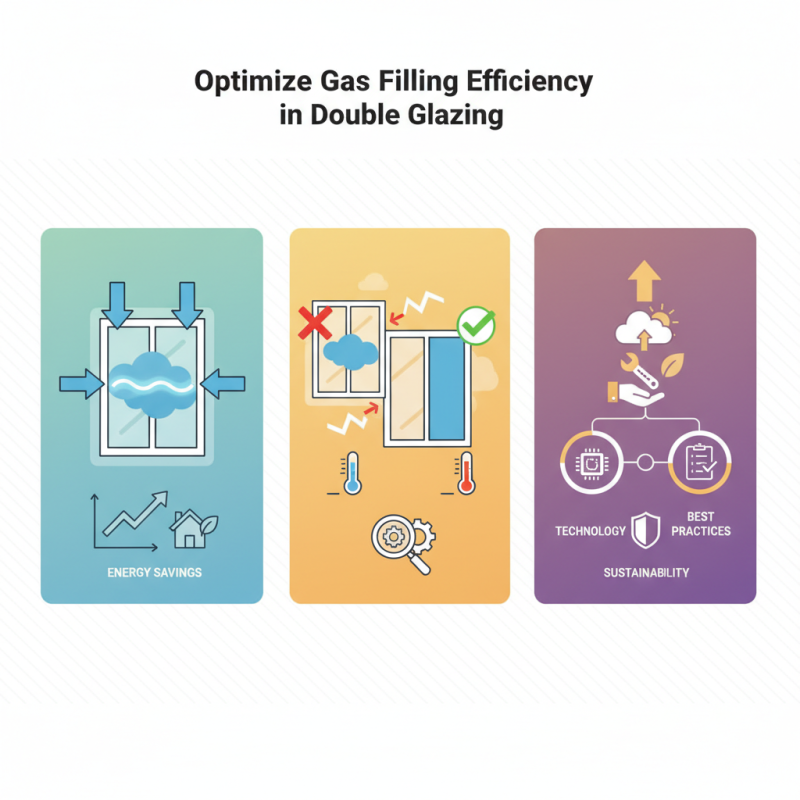 Why is Optimizing Gas Filling Efficiency Crucial in Double Glazing?