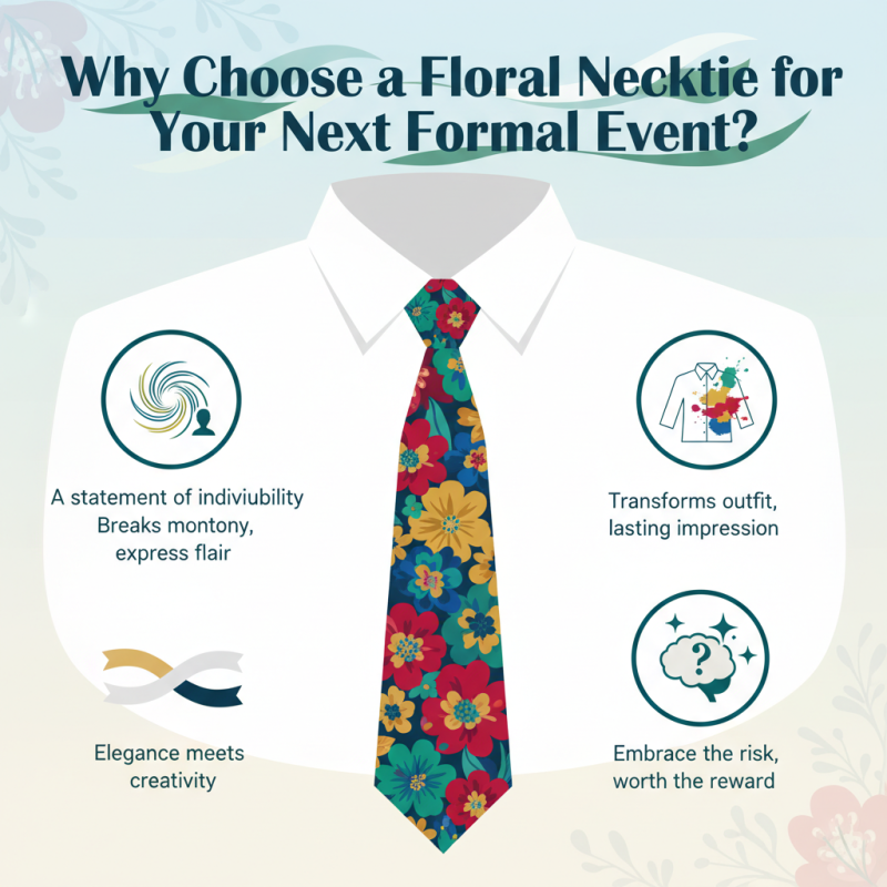 Why Choose a Floral Necktie for Your Next Formal Event?