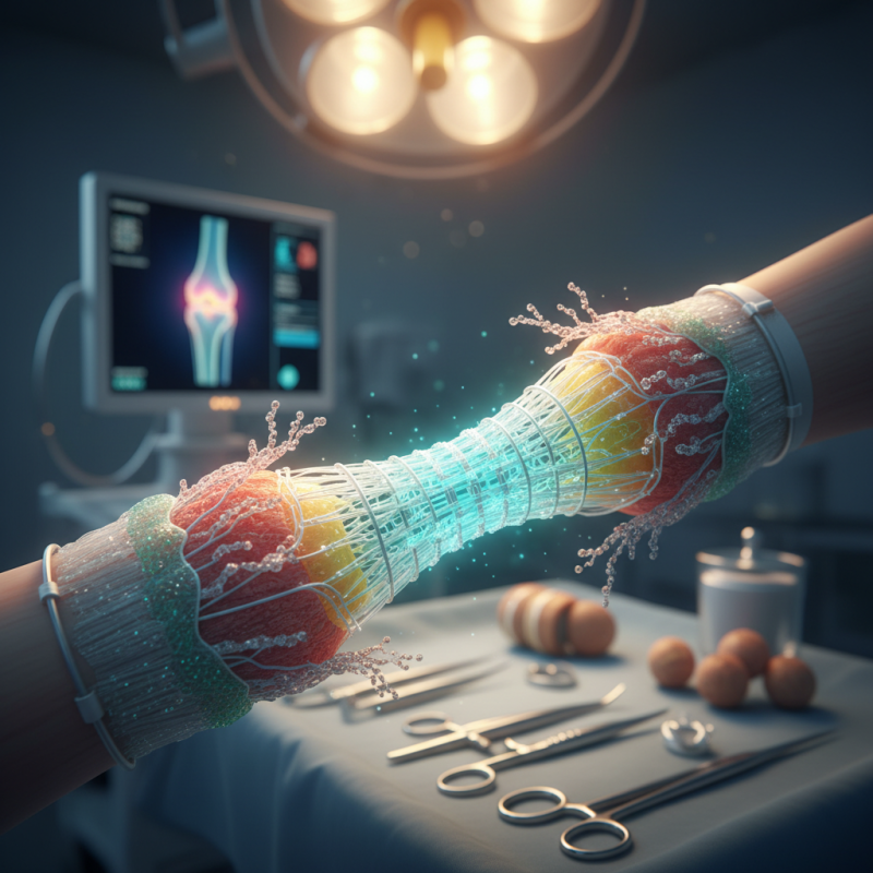 How do implants assist in ligament repair and recovery?