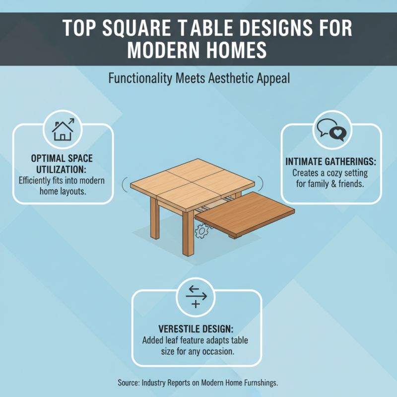 Top Square Table With Leaf Designs for Your Home in 2026?