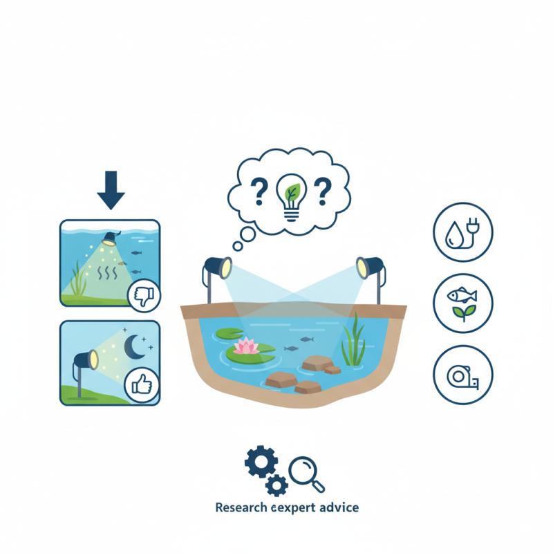 Can I Use Garden Spotlights for a Shallow Pond?