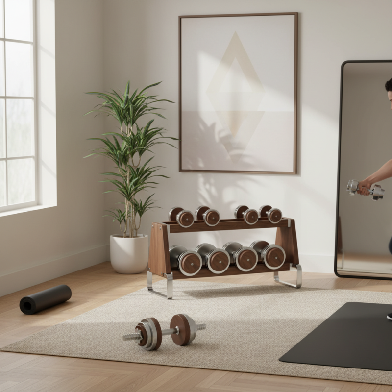 Why Choose a Stylish Dumbbell Set for Your Home Gym?
