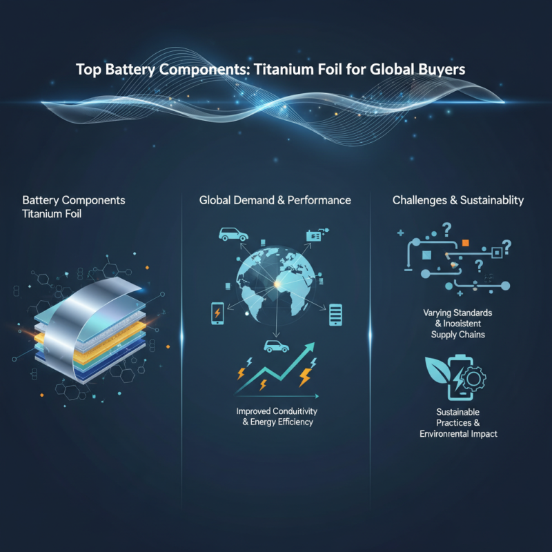 Top Battery Components Titanium Foil for Global Buyers?