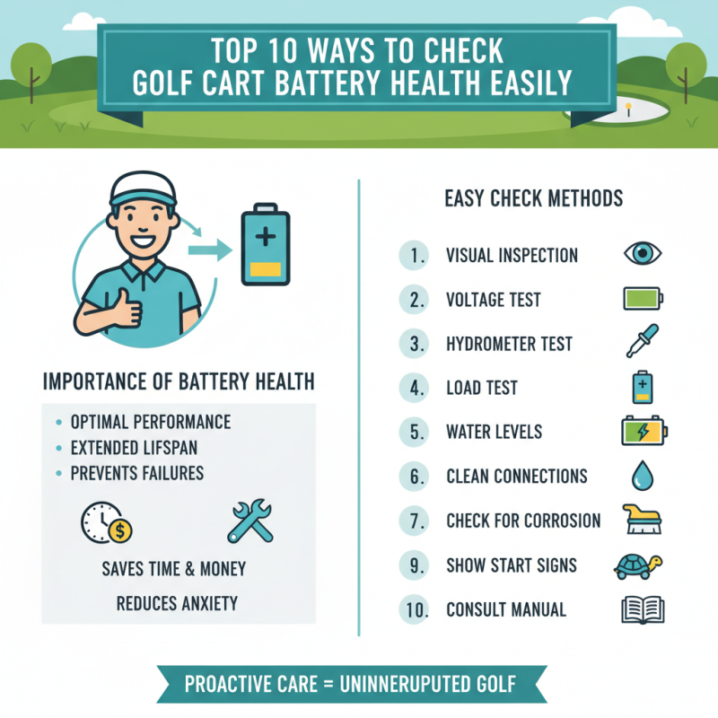 Top 10 Ways to Check Golf Cart Battery Health Easily?