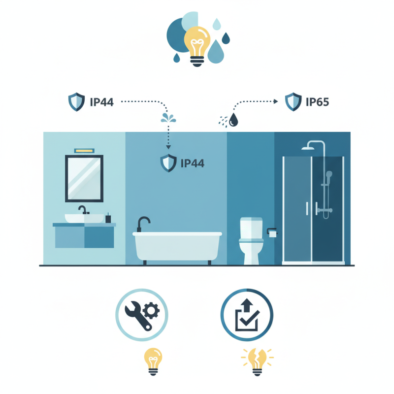 Best IP Rating for Bathroom Lights What You Need to Know?