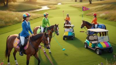 Why Choose a Colorful Outdoor Equestrian Golf Set for Fun?