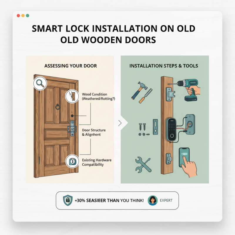 How to Easily Install a Smart Lock on Old Wooden Doors?