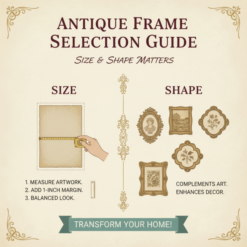 How to Choose the Perfect Antique Frame Picture for Your Home Decor?