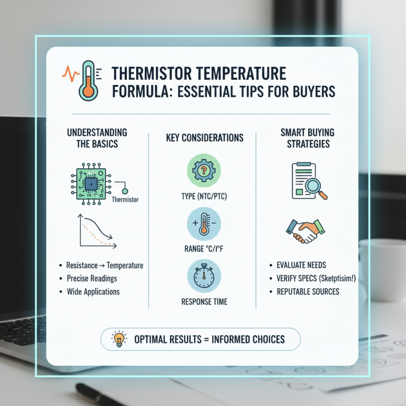 Thermistor Temperature Formula Essential Tips for Buyers?