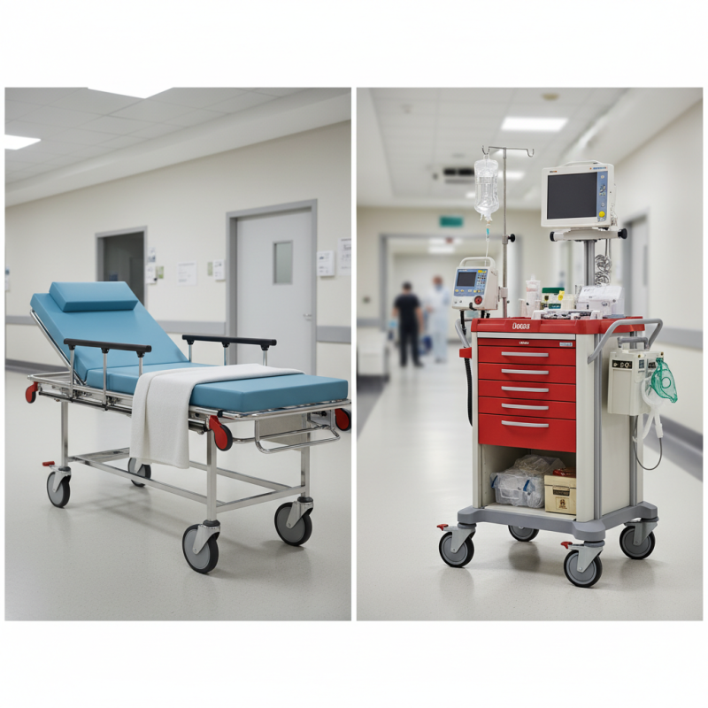 Top 10 Differences Between Transport Stretchers and Emergency Trolleys?