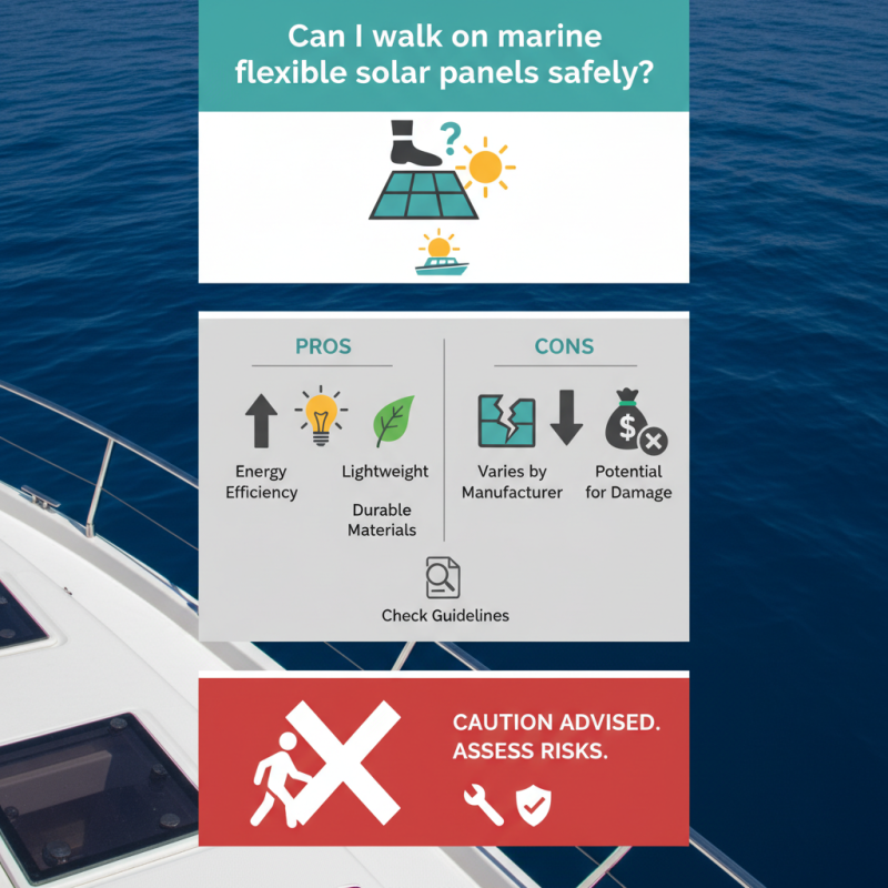 Can I Walk on Marine Flexible Solar Panels Safely?