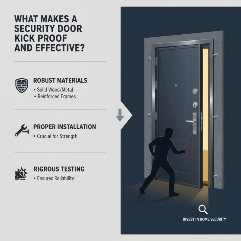 What Makes a Security Door Kick Proof and Effective?