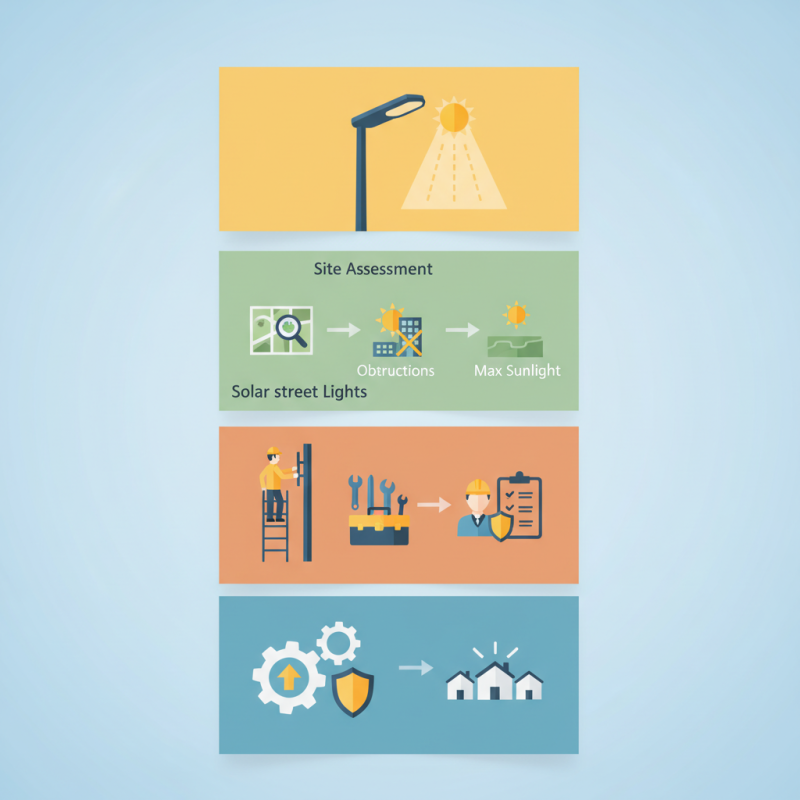 How to Install Solar Street Lights Safely and Efficiently?