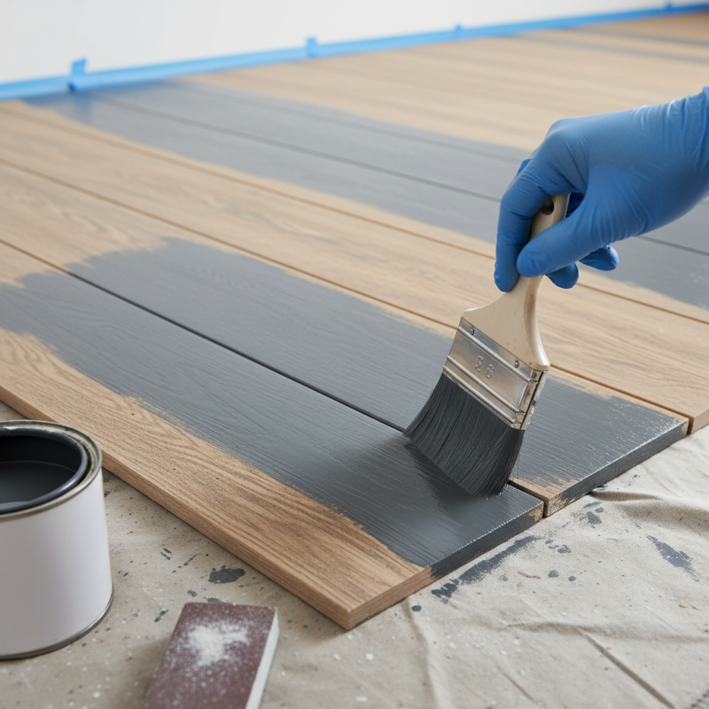 How to Paint or Stain WPC Flooring Effectively?