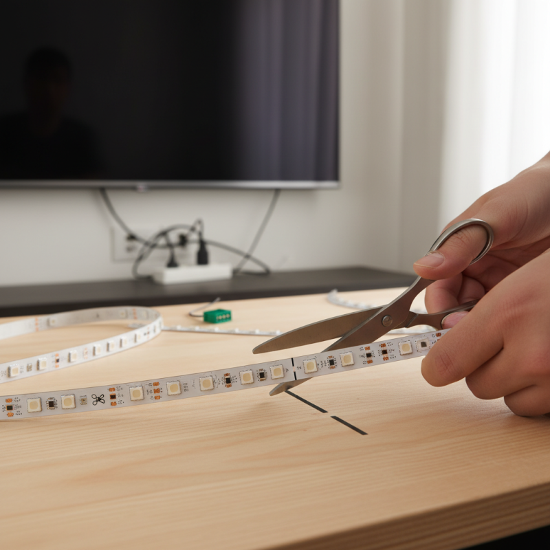 How to Cut Govee TV Backlight LED Strips Easily?