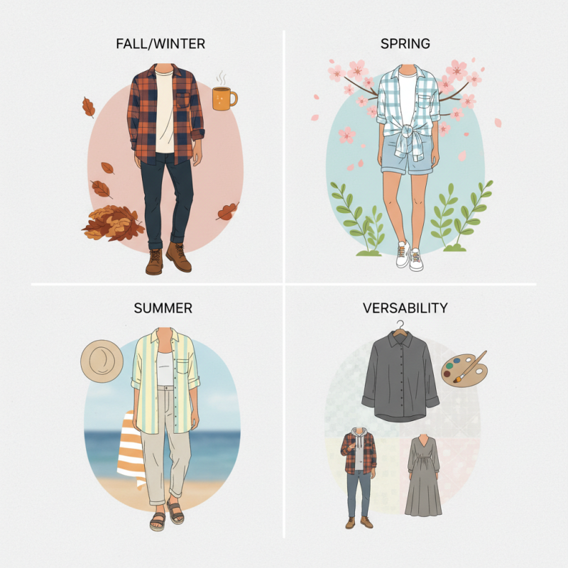 2026 How to Style Flannel Clothing for Every Season?