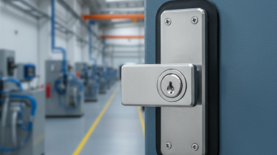 What is an electrical cabinet plane lock and how does it work?