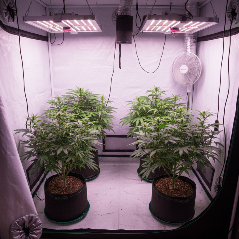 What Size Grow Tent for 4 Plants is Best for You?