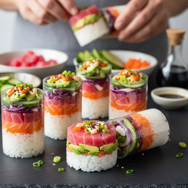 How to Create Customizable Viral Push Up Sushi Pops at Home?