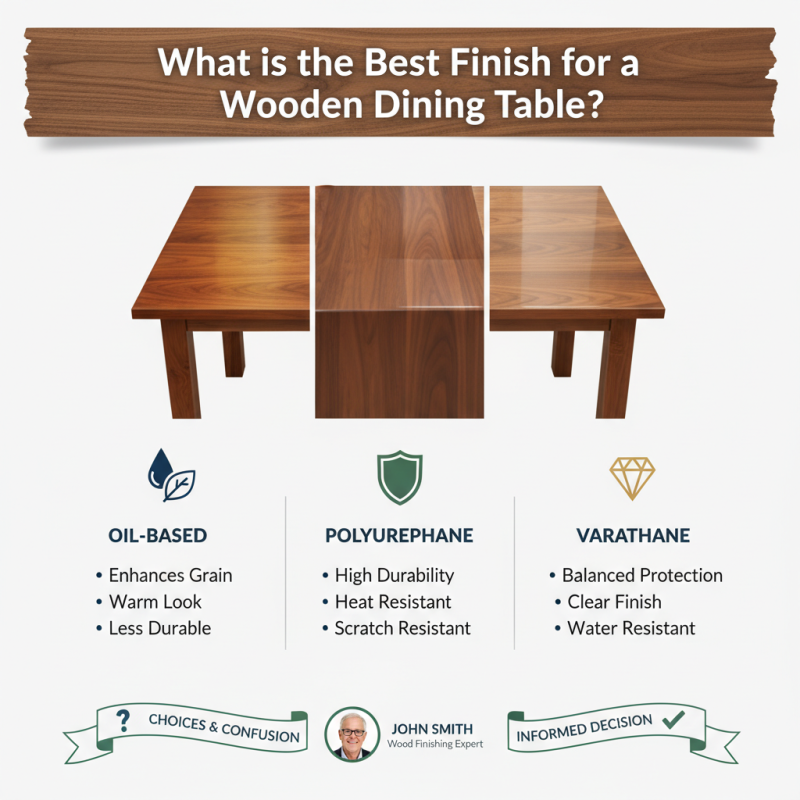 What is the Best Finish for a Wooden Dining Table?