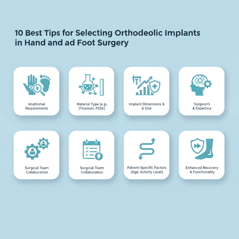10 Best Tips for Selecting Orthopedic Implants in Hand and Foot Surgery?
