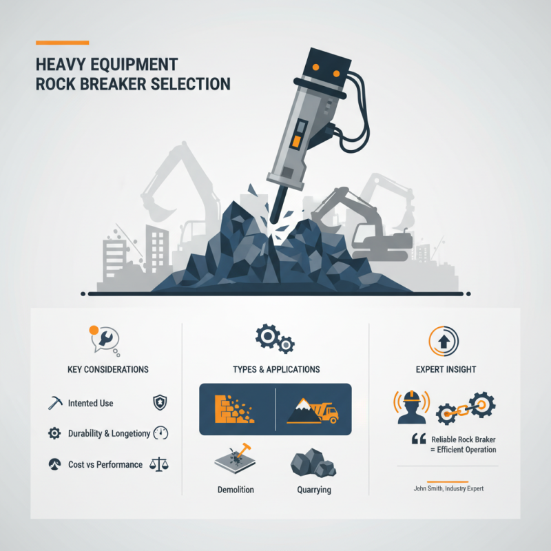 Best Rock Breaker Options for Your Heavy Equipment Needs?