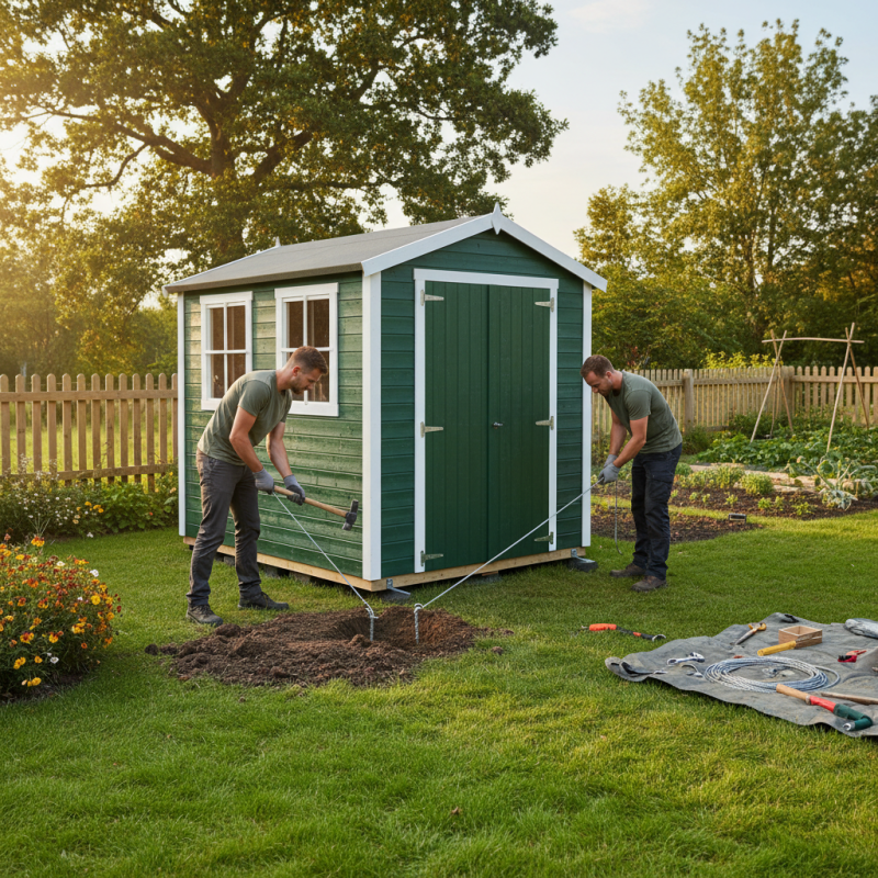 How to Securely Anchor a Garden Shed Without Concrete?