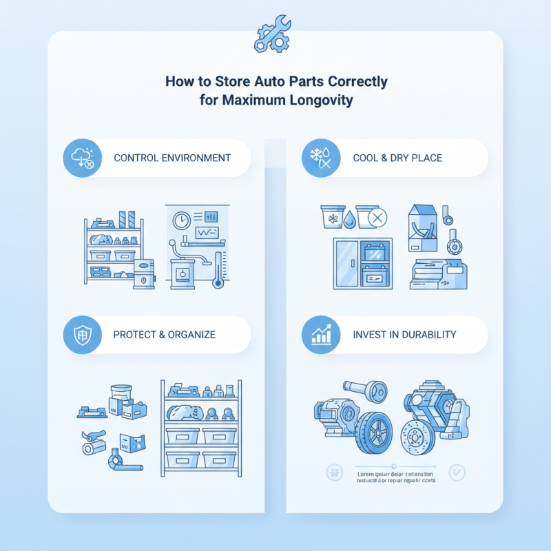 How to Store Auto Parts Correctly for Maximum Longevity?