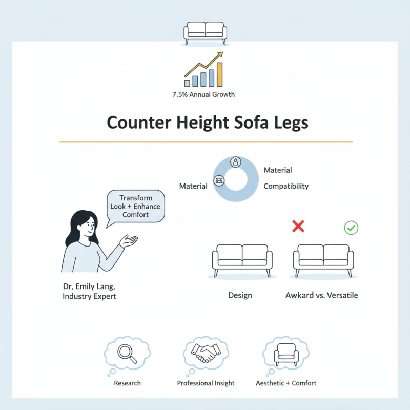 Best Counter Height Sofa Legs for Global Buyers?