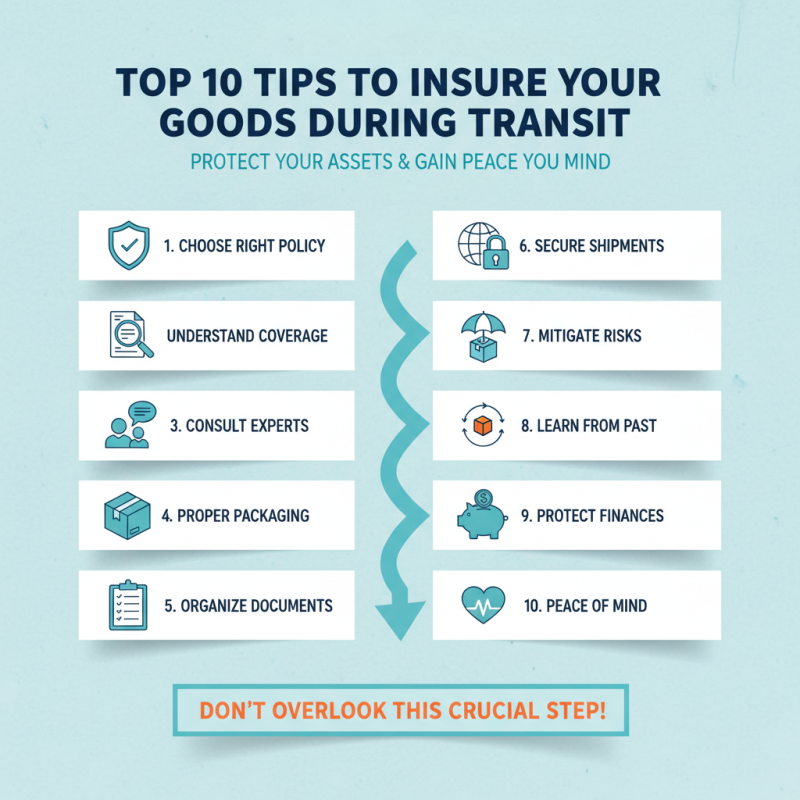 Top 10 Tips to Insure Your Goods During Transit?