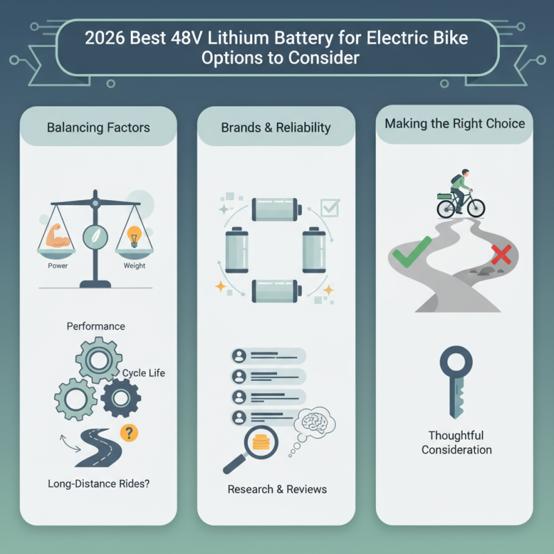 2026 Best 48V Lithium Battery for Electric Bike Options to Consider?