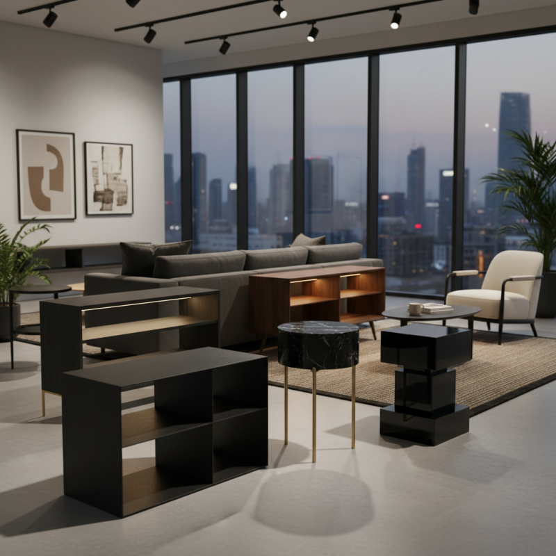 Top 2026 Black Sidetable Trends for Global Buyers?