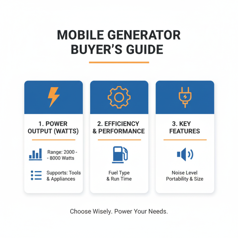 How to Use a Mobile Generator for Your Power Needs?