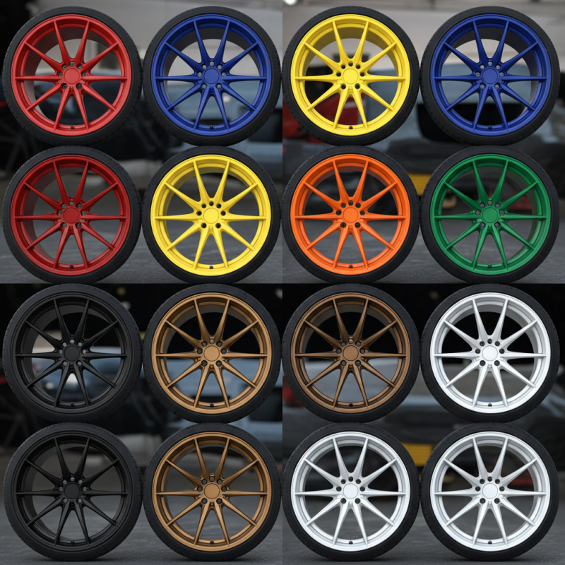 Top 10 Powder Coating Rims Colors for Perfect Finishes?