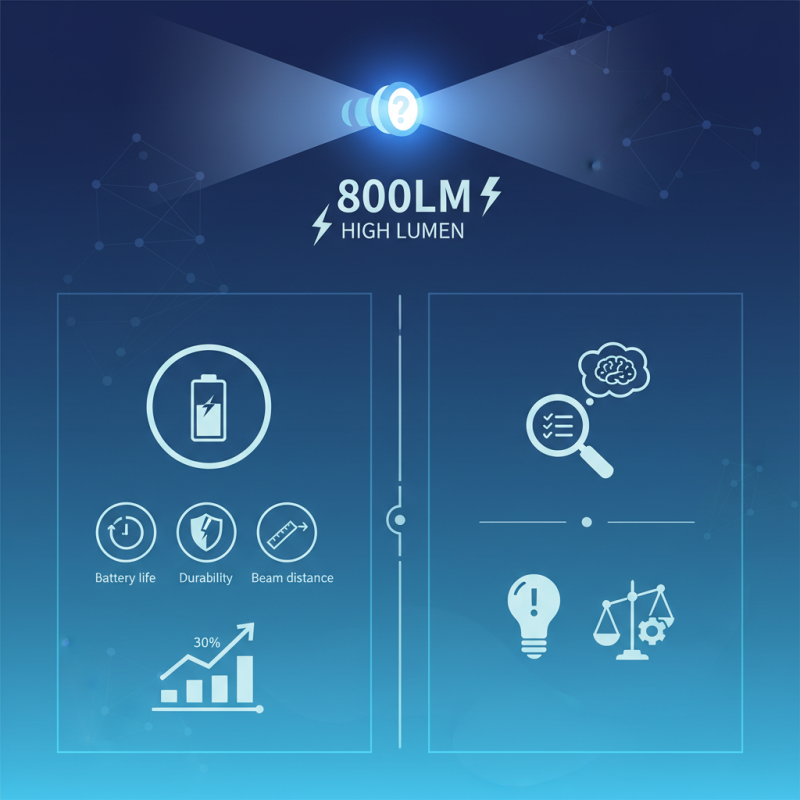 How to Choose the Best Rechargeable 800LM High Lumen Flashlight?