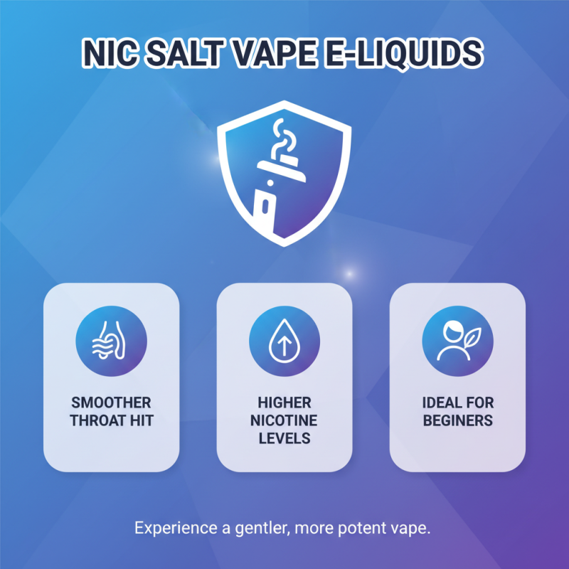 What is Nic Salt Vape E-Liquid and Why is it Popular?