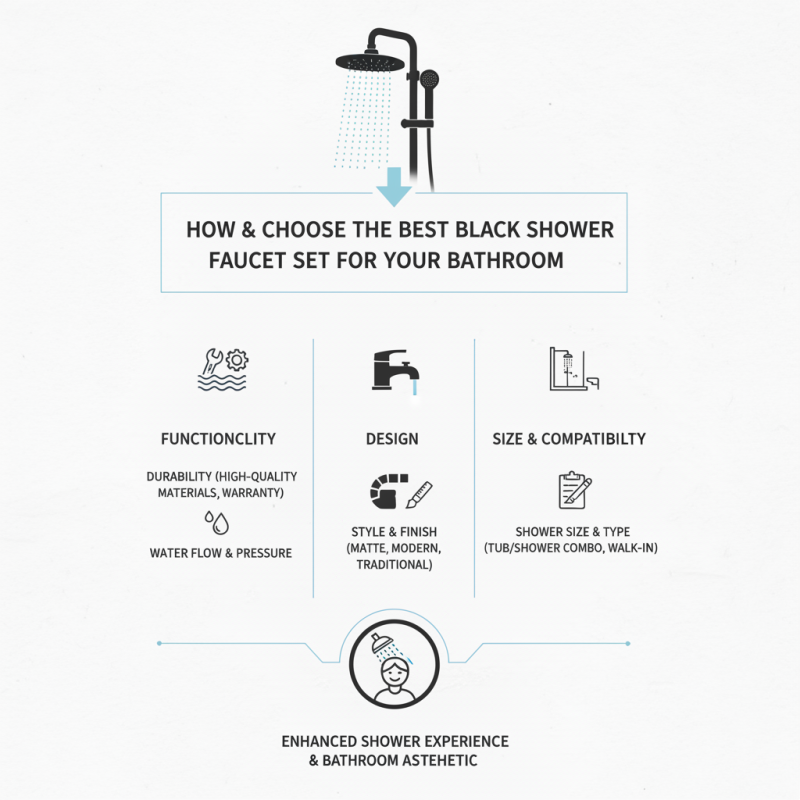 How to Choose the Best Black Shower Faucet Set for Your Bathroom?